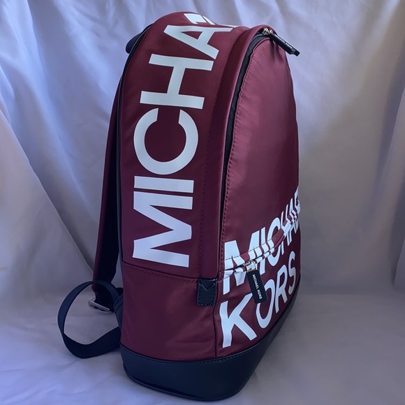 New MICHAEL KORS Large DK BERRY Backpack - Picture 4 of 10